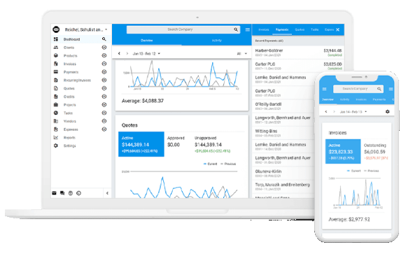 invoiceninja.com - Hero Section
